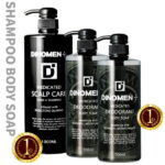 【お買い物マラソンSALE】 DiNOMEN 薬用 スカルプケアリンスインシャンプー1000ml ＆薬用デオドラントボディーソープ 700mlx2本 育毛 薄毛抜毛 ふけ かゆみ予防　加齢臭 体臭予防 カキタンニン 父の日